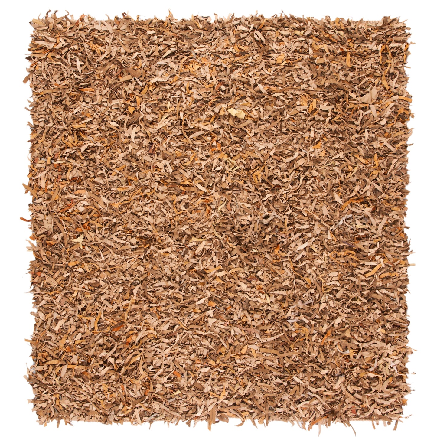 Tapis décoratif moderne en cuir fait main SAFAVIEH Shag Doinita