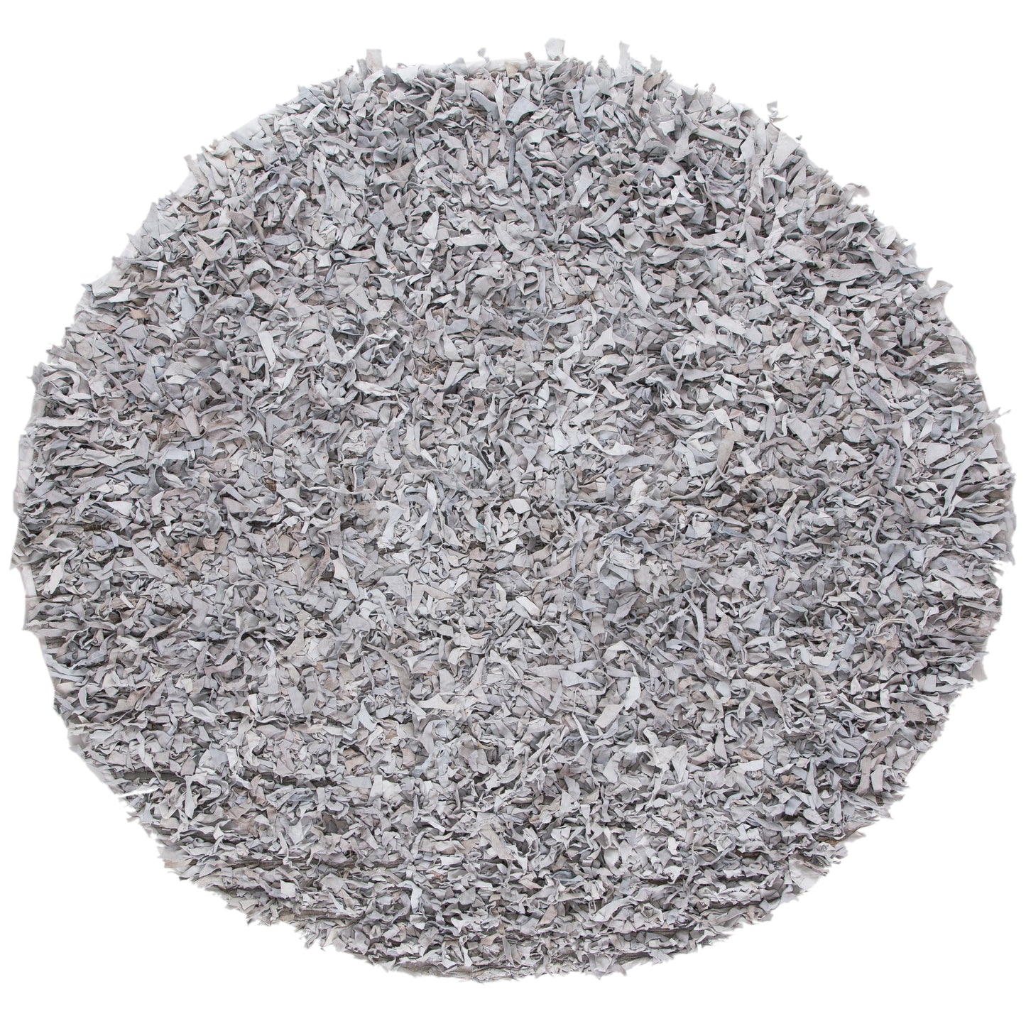 Tapis décoratif moderne en cuir fait main SAFAVIEH Shag Doinita