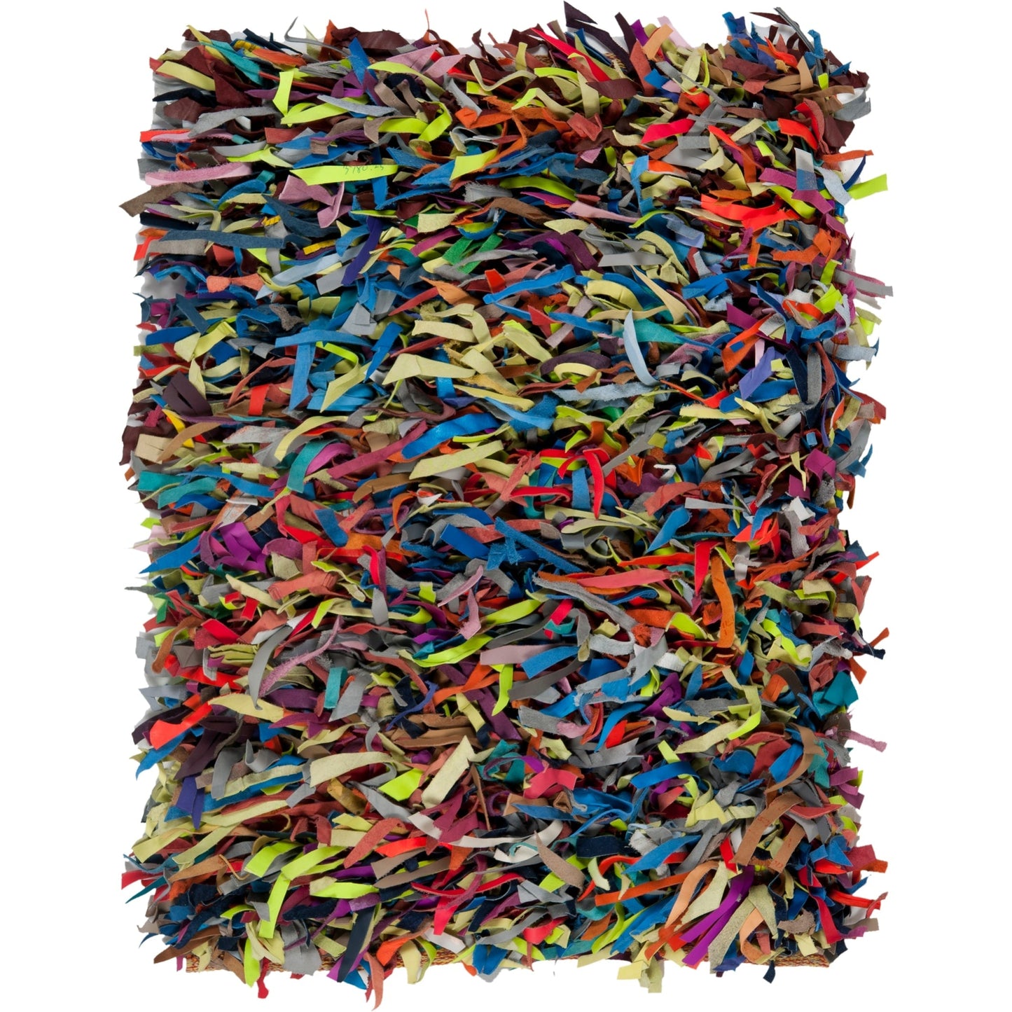 Tapis décoratif moderne en cuir fait main SAFAVIEH Shag Doinita