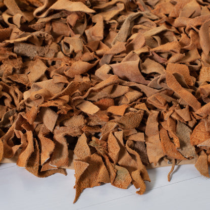 Tapis décoratif moderne en cuir fait main SAFAVIEH Shag Doinita