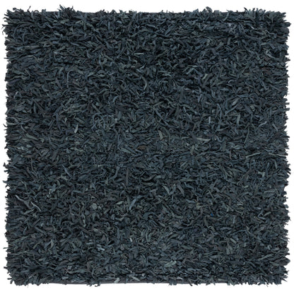 Tapis décoratif moderne en cuir fait main SAFAVIEH Shag Doinita