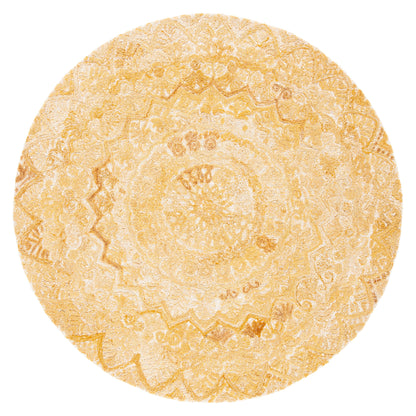 SAFAVIEH Tapis en laine à médaillon moderne Carlijn fait à la main