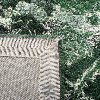 SAFAVIEH Tapis en laine à médaillon moderne Carlijn fait à la main