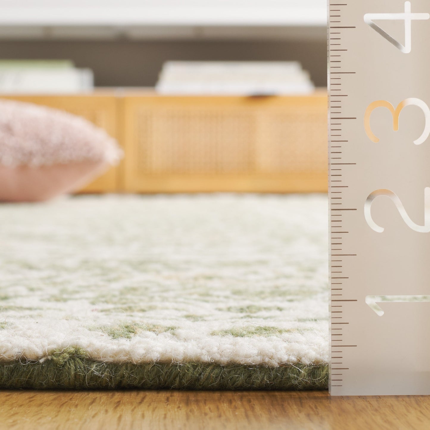 Tapis en laine Lutetia micro-bouclé fait main SAFAVIEH