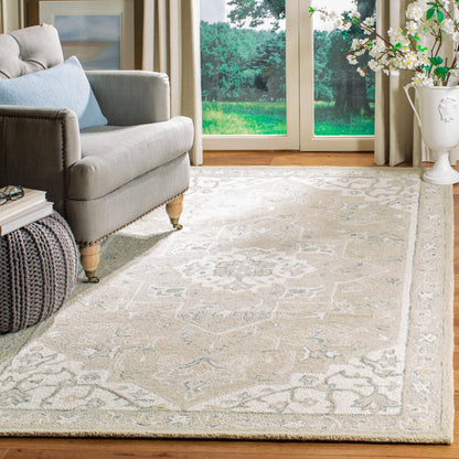 Tapis en laine Selveta micro-bouclé fait main SAFAVIEH
