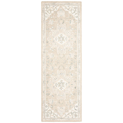 Tapis en laine Selveta micro-bouclé fait main SAFAVIEH