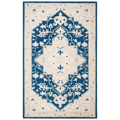 Tapis en laine Selveta micro-bouclé fait main SAFAVIEH