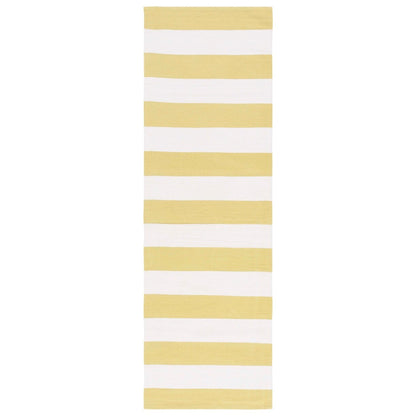 Tapis tissé plat en coton à rayures Montauk Geltrude fait main SAFAVIEH