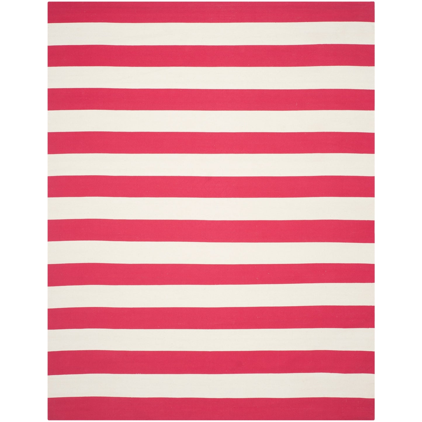 Tapis tissé plat en coton à rayures Montauk Geltrude fait main SAFAVIEH