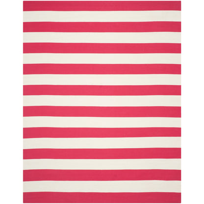 Tapis tissé plat en coton à rayures Montauk Geltrude fait main SAFAVIEH