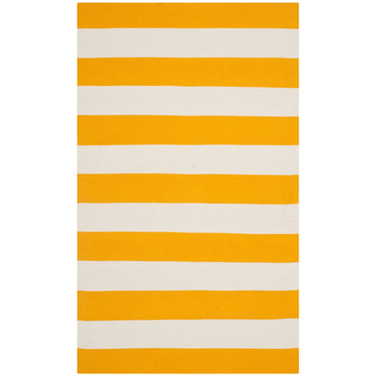 Tapis tissé plat en coton à rayures Montauk Geltrude fait main SAFAVIEH