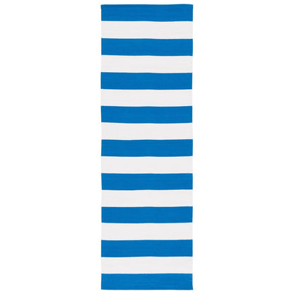 Tapis tissé plat en coton à rayures Montauk Geltrude fait main SAFAVIEH