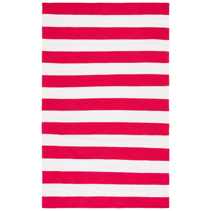 Tapis tissé plat en coton à rayures Montauk Geltrude fait main SAFAVIEH