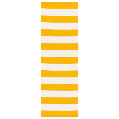 Tapis tissé plat en coton à rayures Montauk Geltrude fait main SAFAVIEH