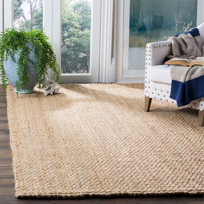Tapis Gerdur en jute fait main en fibre naturelle SAFAVIEH