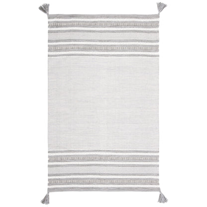 Tapis rond en jute fait main en fibres naturelles Jolette avec bordure SAFAVIEH