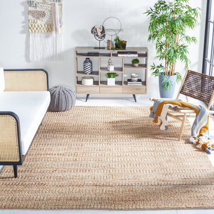 SAFAVIEH Tapis en jute Zaniyah en fibre naturelle fait à la main