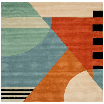 SAFAVIEH Fait main Rodeo Drive Willow Mid-Century Modern Abstract Wool