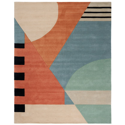 SAFAVIEH Fait main Rodeo Drive Willow Mid-Century Modern Abstract Wool