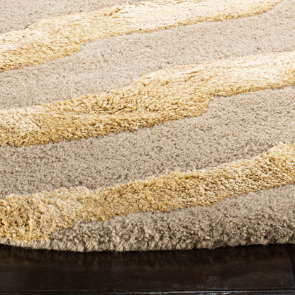 Tapis en laine NZ Soho Kikue Stripes fait main SAFAVIEH