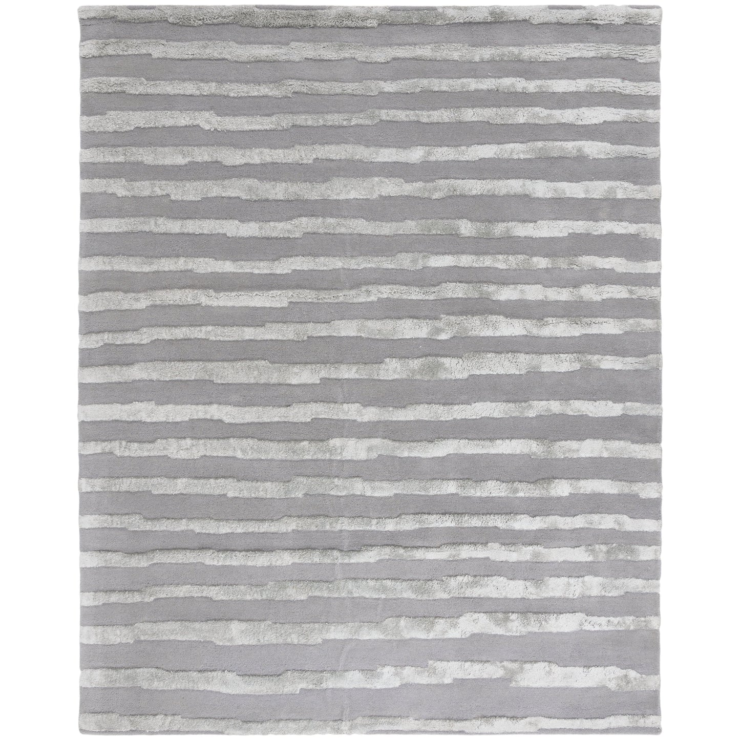 Tapis en laine NZ Soho Kikue Stripes fait main SAFAVIEH