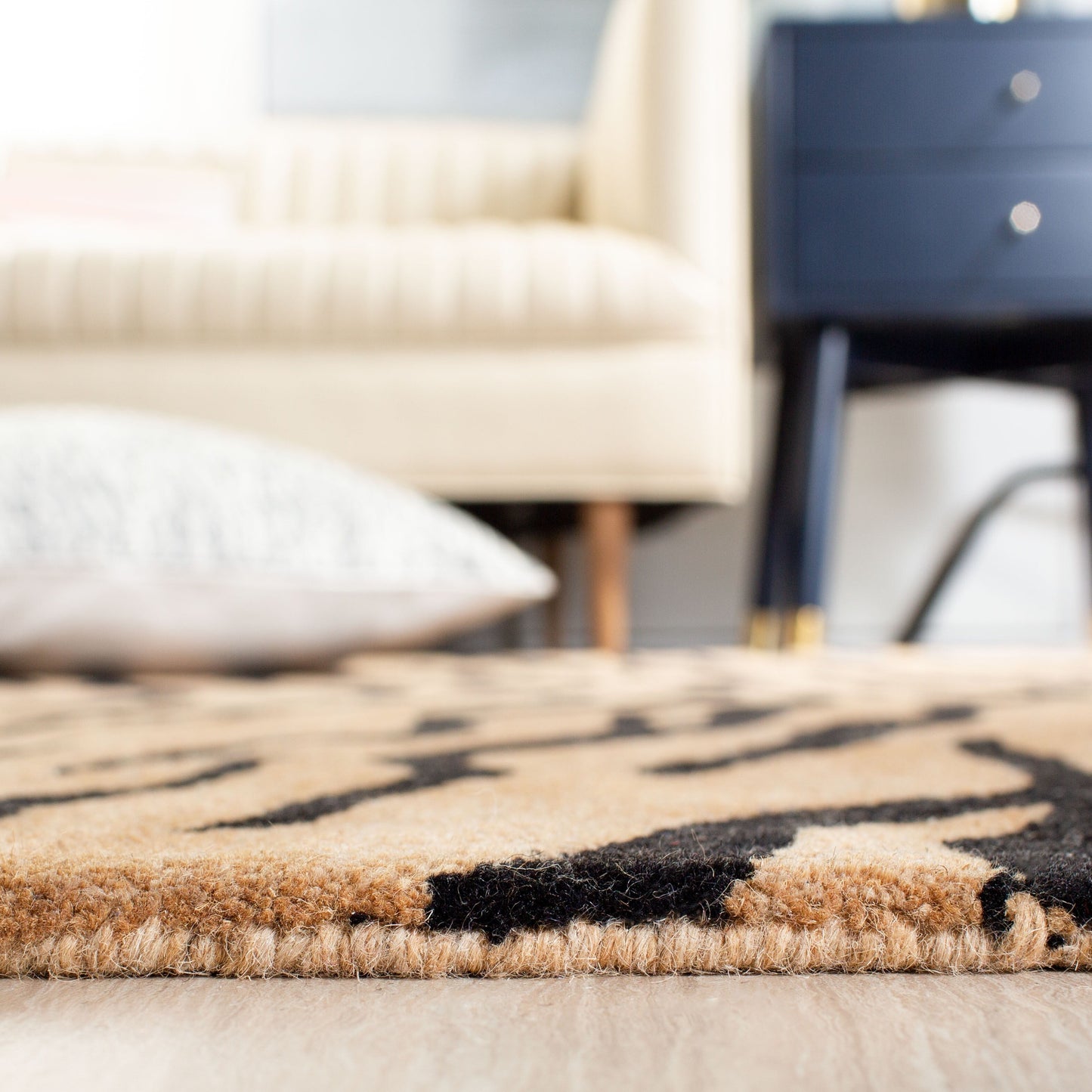 Tapis en laine fait main Soho Latoyia Tiger NZ de SAFAVIEH