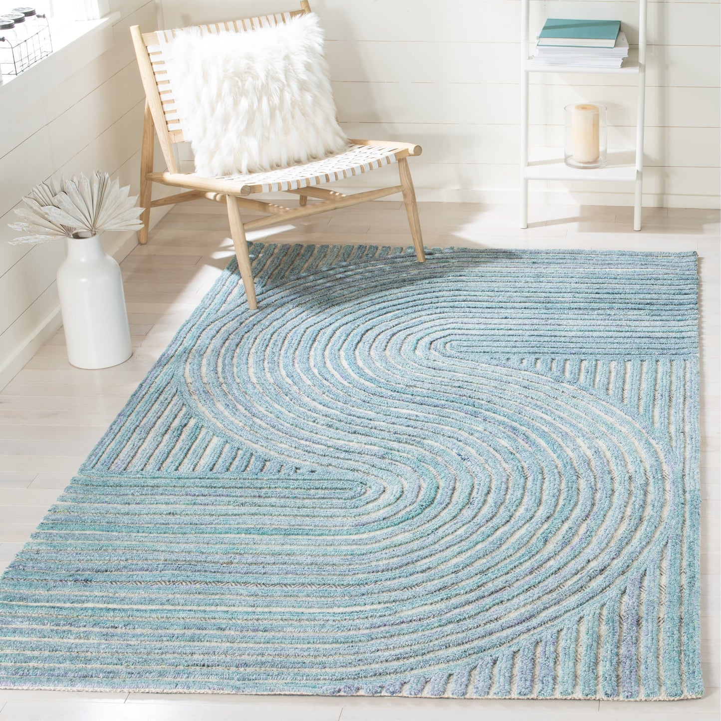 Tapis abstrait en laine fait main SAFAVIEH Southampton Asha