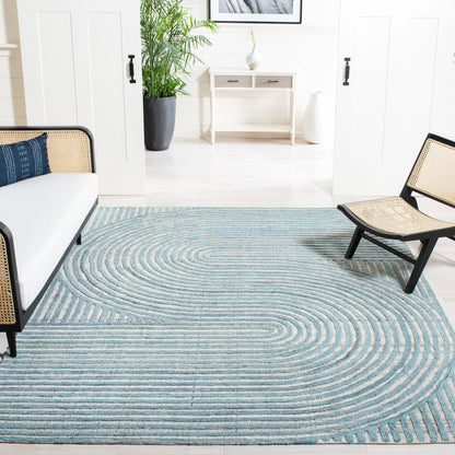 Tapis abstrait en laine fait main SAFAVIEH Southampton Asha
