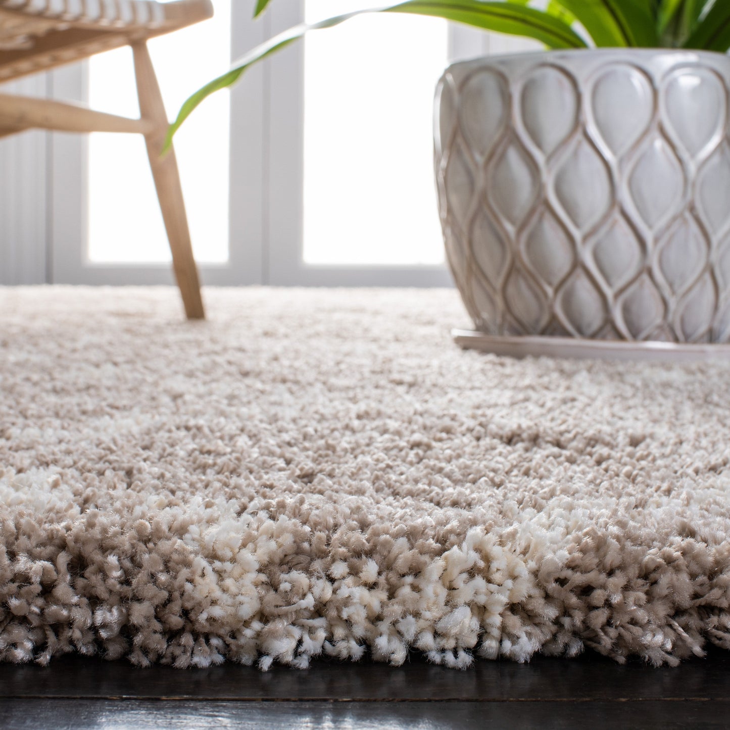 SAFAVIEH Hudson Shag Jeryl Glam Trellis 2-inch Area Rug