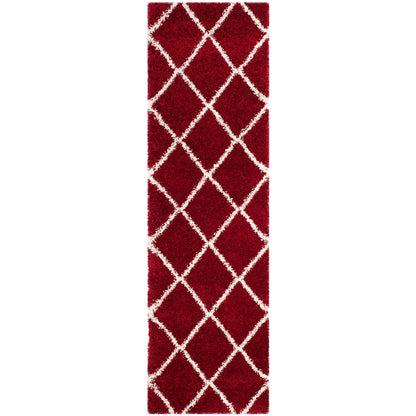 SAFAVIEH Hudson Shag Raili Diamond Trellis 2-inch Thick Rug