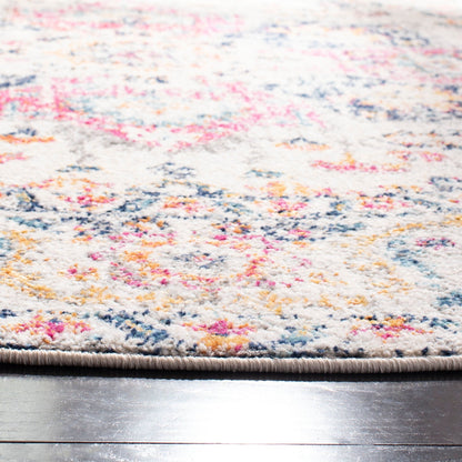 SAFAVIEH Madison Delois Medallion Rustic Farmhouse Distressed Rug