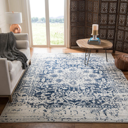 SAFAVIEH Madison Delois Medallion Rustic Farmhouse Distressed Rug
