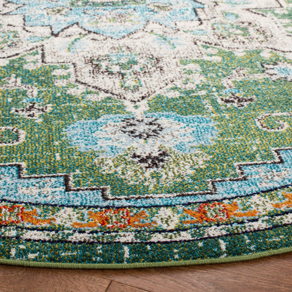 SAFAVIEH Madison Katelijne Boho Medallion Distressed Area Rug