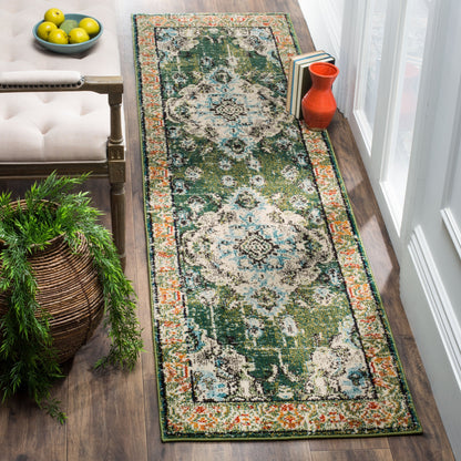 SAFAVIEH Monaco Oceane Boho Medallion Distressed Area Rug