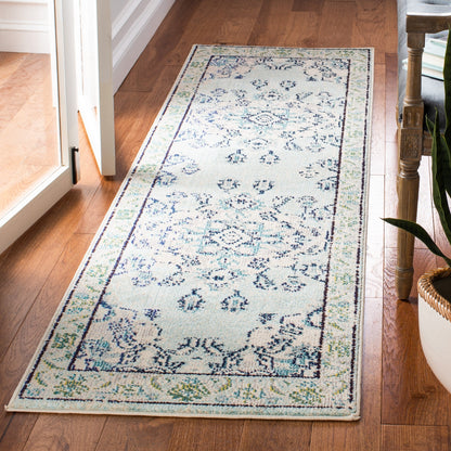 SAFAVIEH Monaco Oceane Boho Medallion Distressed Area Rug
