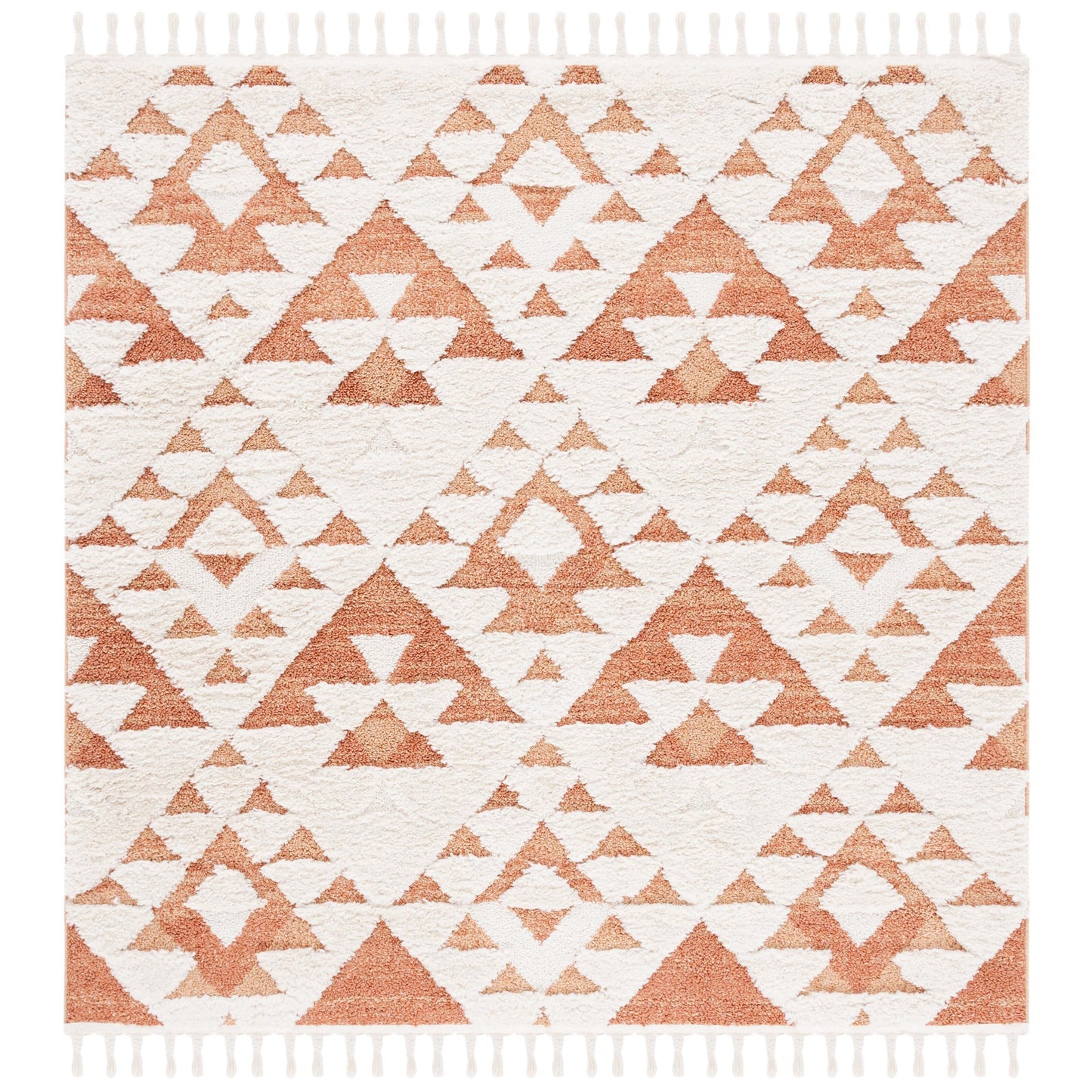 SAFAVIEH Moroccan Tassel Shag Delores 2-inch Thick Rug