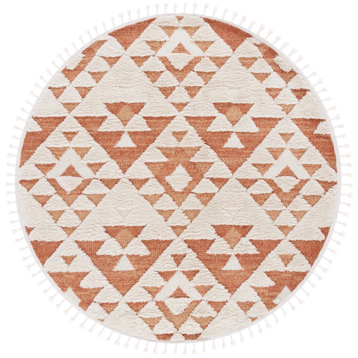 SAFAVIEH Moroccan Tassel Shag Delores 2-inch Thick Rug
