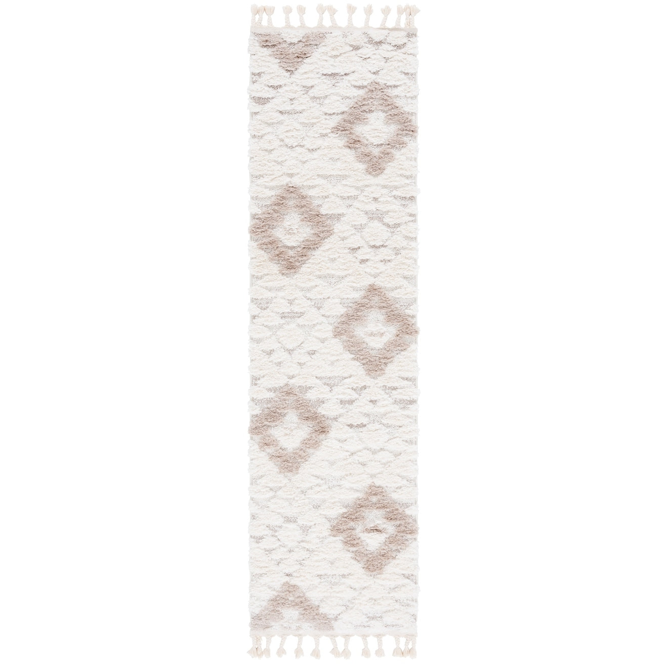 SAFAVIEH Moroccan Tassel Shag Delores 2-inch Thick Rug
