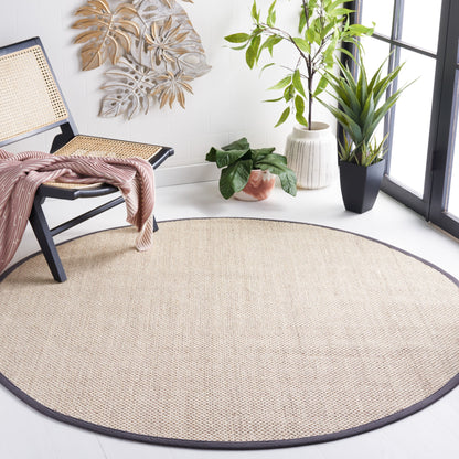 SAFAVIEH Natural Fiber Lorine Casual Border Sisal Rug