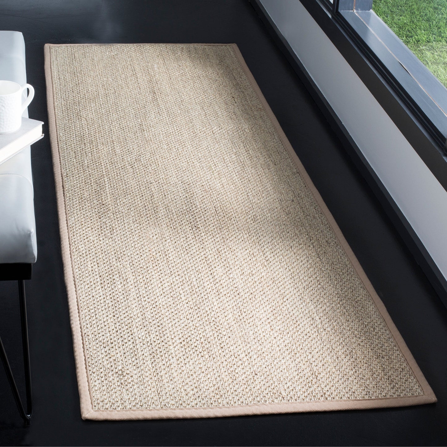 SAFAVIEH Natural Fiber Lorine Casual Border Sisal Rug