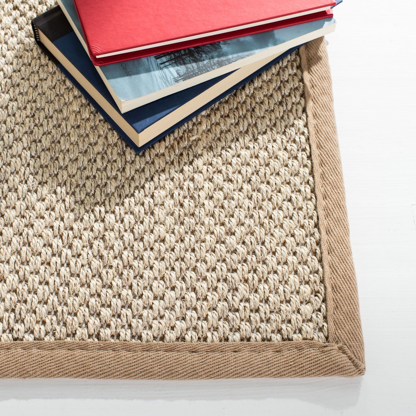 SAFAVIEH Natural Fiber Lorine Casual Border Sisal Rug