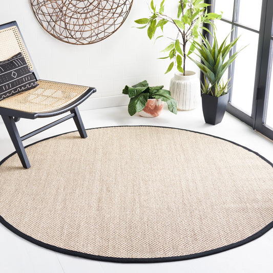 SAFAVIEH Natural Fiber Lorine Casual Border Sisal Rug