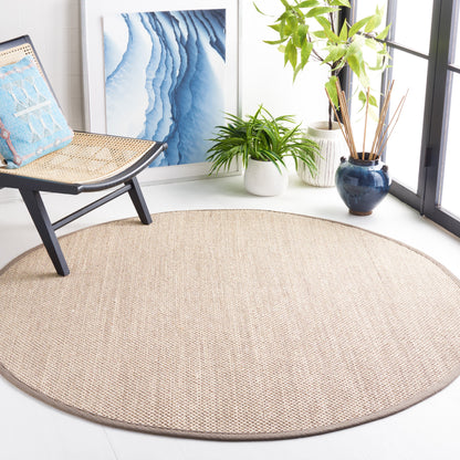 SAFAVIEH Natural Fiber Lorine Casual Border Sisal Rug