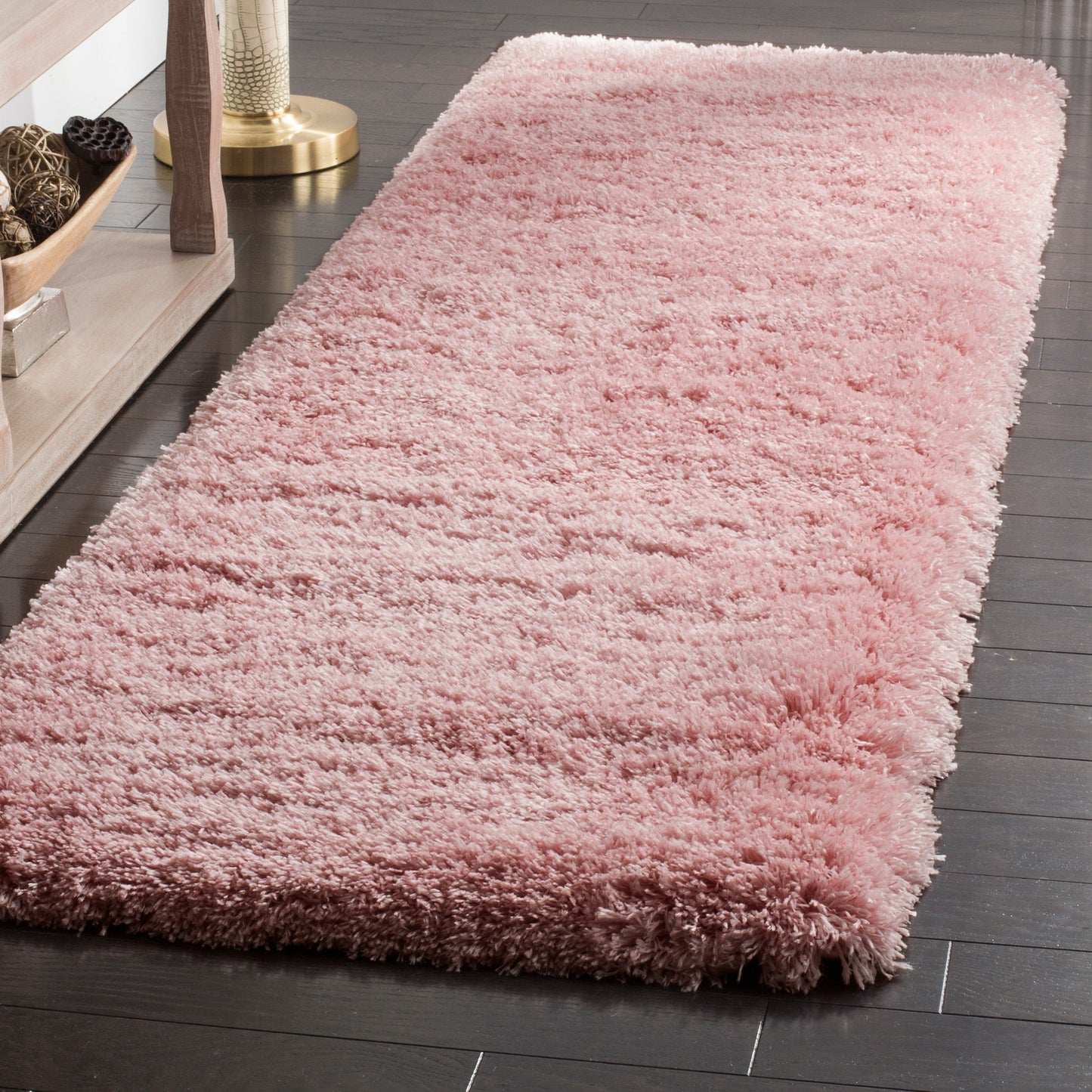 SAFAVIEH Polar Shag Alabama Glam Solid 3-inch Extra Thick