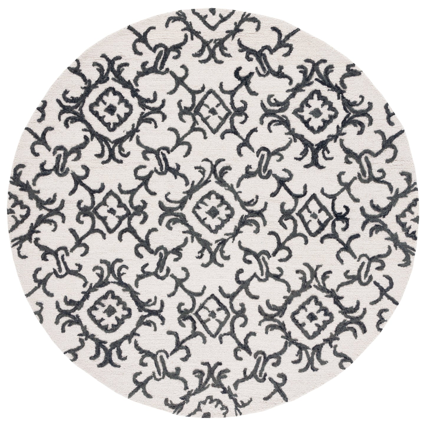 SAFAVIEH, Handmade Blossom Vesela Modern Floral Wool Rug