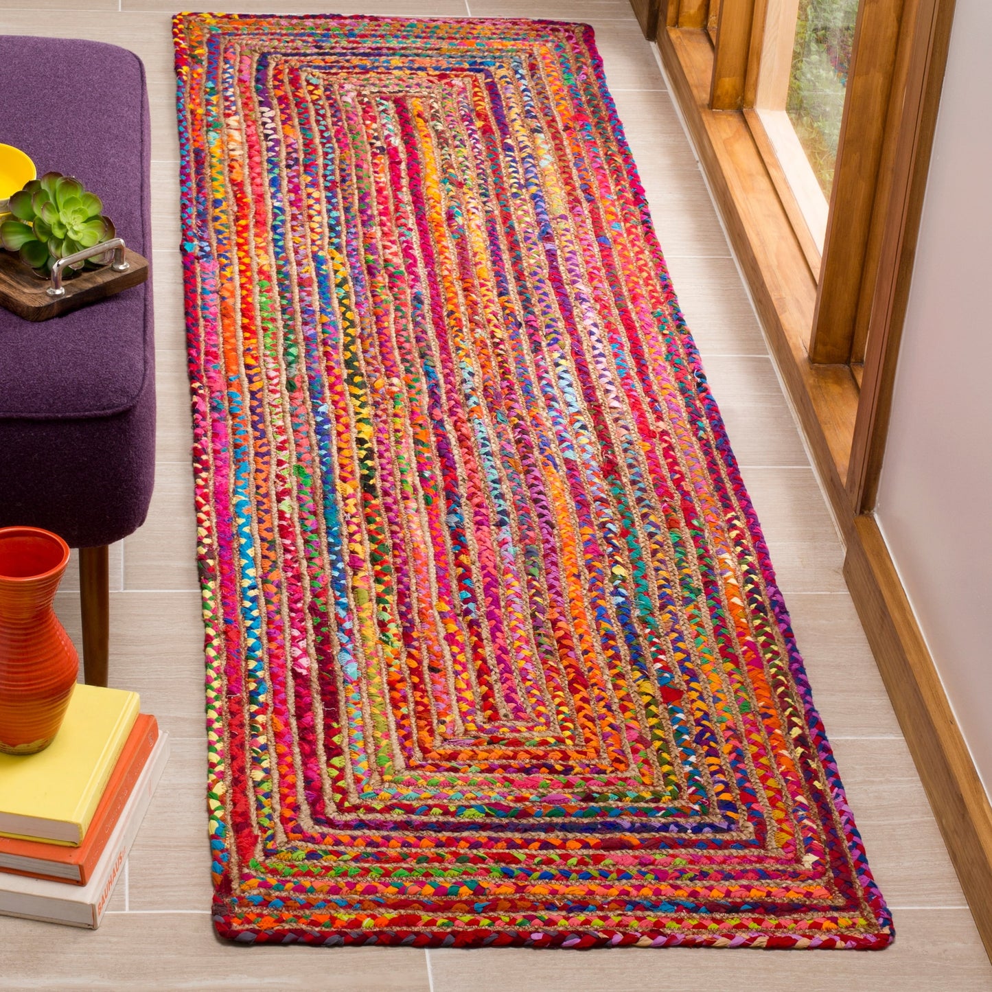 SAFAVIEH, Handmade Cape Cod Rietie Boho Coastal Jute Rug