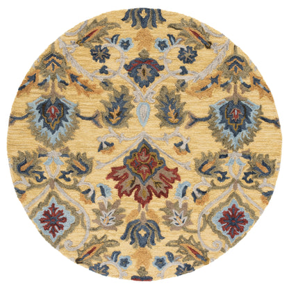 SAFAVIEH, Handmade Marietje Blossom French Country Wool Area Rug