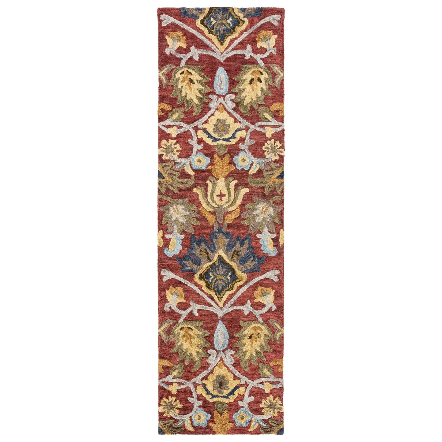 SAFAVIEH, Handmade Marietje Blossom French Country Wool Area Rug