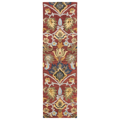 SAFAVIEH, Handmade Marietje Blossom French Country Wool Area Rug