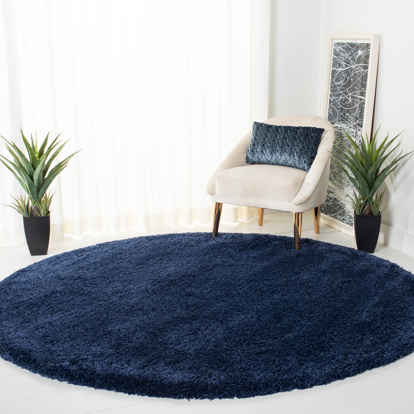 SAFAVIEH, Milan Shag Afton 2-inch Thick Area Rug